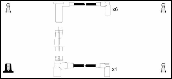 Ignition Cable Kit (HOES504)