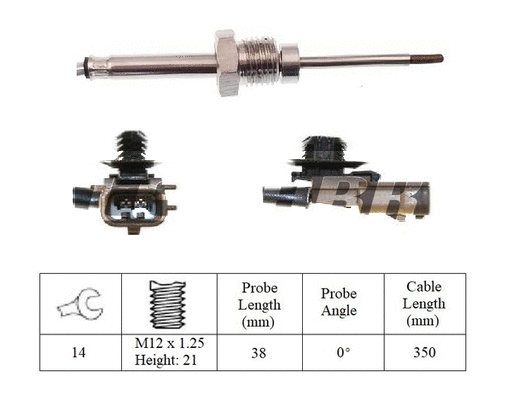 Sensor, exhaust gas temperature (LXT363)