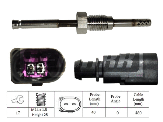 Sensor, exhaust gas temperature (LXT146)