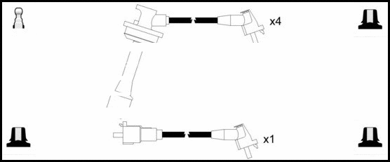 Ignition Cable Kit (HOES686)