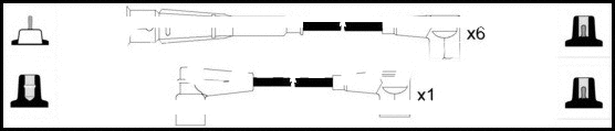 Ignition Cable Kit (HOES389)