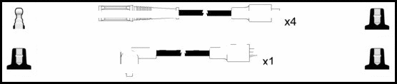 Ignition Cable Kit (HOES405)