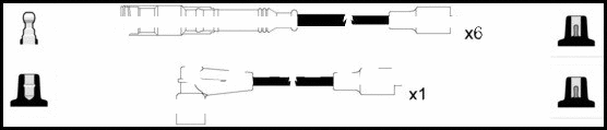 Ignition Cable Kit (HOES806)