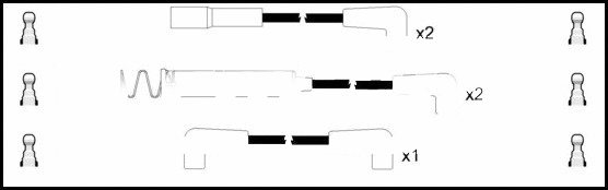 Ignition Cable Kit (HOES1234)