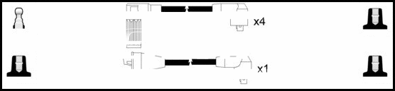 Ignition Cable Kit (HOES227)