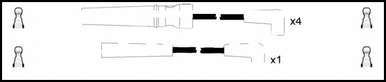 Ignition Cable Kit (HOES714)