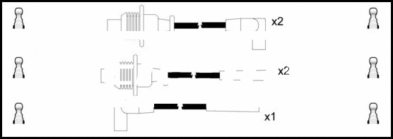 Ignition Cable Kit (HOES156)