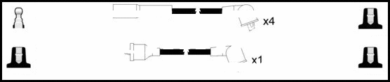 Ignition Cable Kit (HOES882)