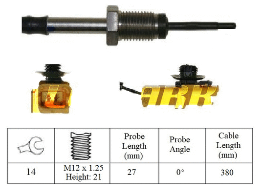 Sensor, exhaust gas temperature (LXT153)