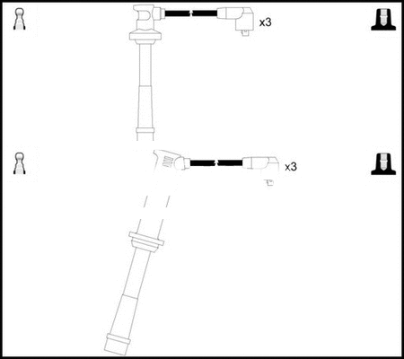 Ignition Cable Kit (HOES1205)