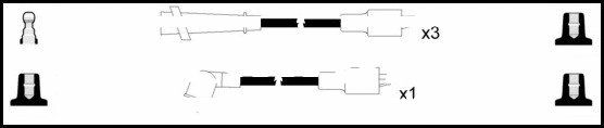 Ignition Cable Kit (HOES382)