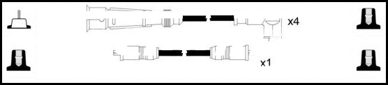 Ignition Cable Kit (HOES351)