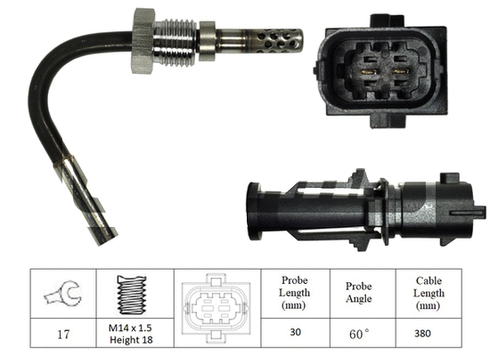 Sensor, exhaust gas temperature (LXT039)