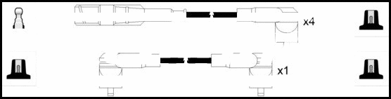 Ignition Cable Kit (HOES886)