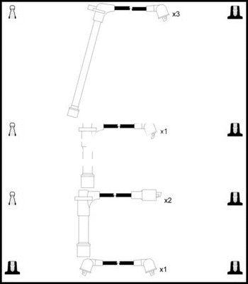 Ignition Cable Kit (HOES688)