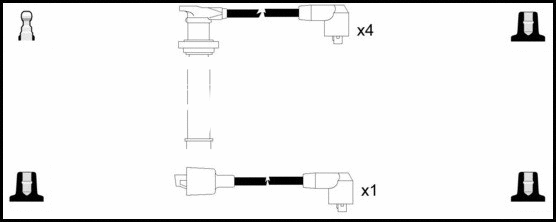 Ignition Cable Kit (HOES928)