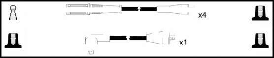 Ignition Cable Kit (HOES407)
