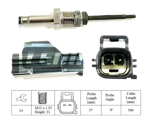 Sensor, exhaust gas temperature (LXT362)