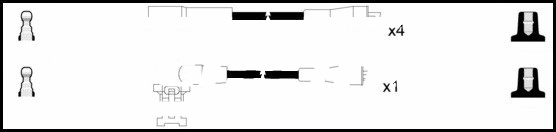 Ignition Cable Kit (HOES706)