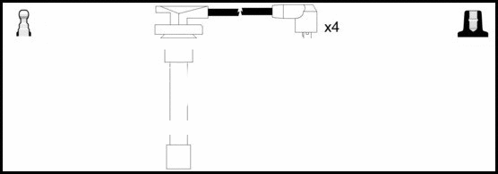 Ignition Cable Kit (HOES1106)