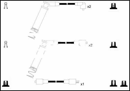 Ignition Cable Kit (HOES488)