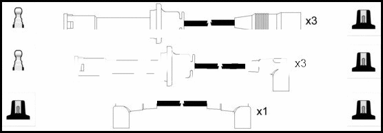 Ignition Cable Kit (HOES742)