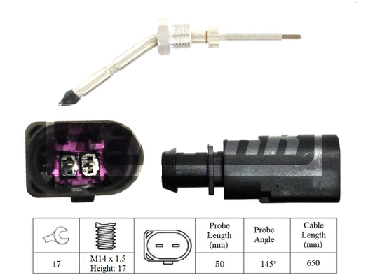 Sensor, exhaust gas temperature (LXT309)