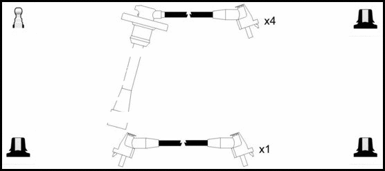 Ignition Cable Kit (HOES1007)
