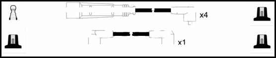 Ignition Cable Kit (HOES906)