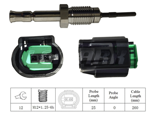 Sensor, exhaust gas temperature (LXT065)