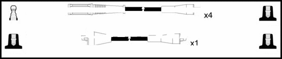 Ignition Cable Kit (HOES224)