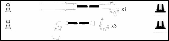 Ignition Cable Kit (HOES680)
