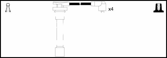Ignition Cable Kit (HOES1105)
