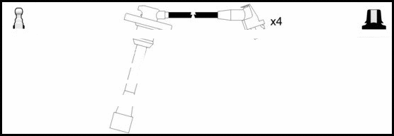 Ignition Cable Kit (HOES482)