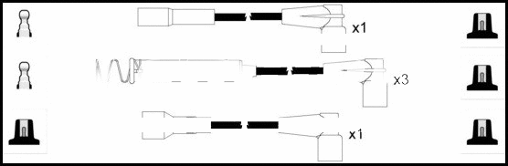 Ignition Cable Kit (HOES101)