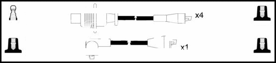 Ignition Cable Kit (HOES157)