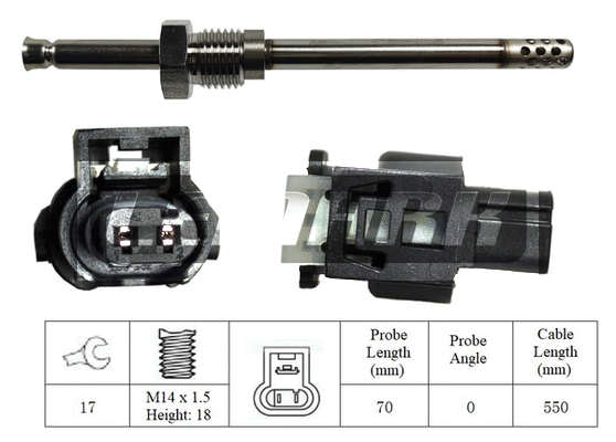 Sensor, exhaust gas temperature (LXT029)