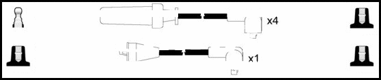 Ignition Cable Kit (HOES189)