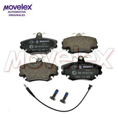 Brake Pad Set, disc brake (M13280)