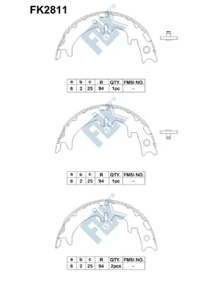 Brake Shoe Set (FK2811)
