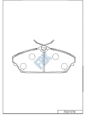 Brake Pad Set, disc brake (FD21079)