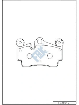 Brake Pad Set, disc brake (FD26010)