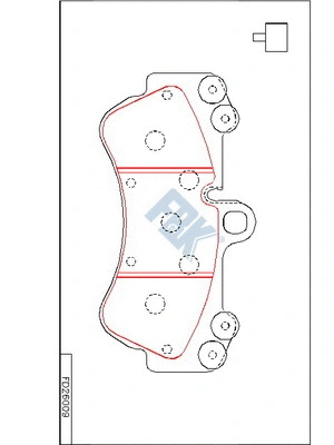 Brake Pad Set, disc brake (FD26009)