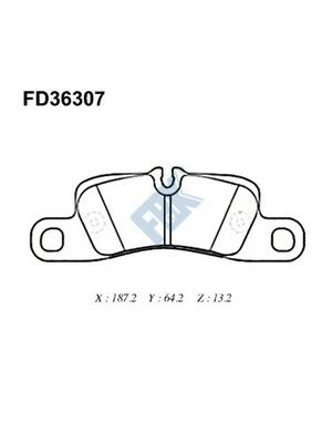 Brake Pad Set, disc brake (FD36307)