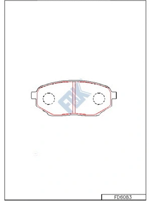 Brake Pad Set, disc brake (FD6083)