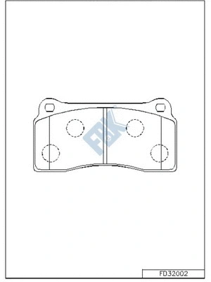 Brake Pad Set, disc brake (FD32002)