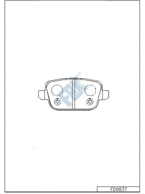 Brake Pad Set, disc brake (FD6837)