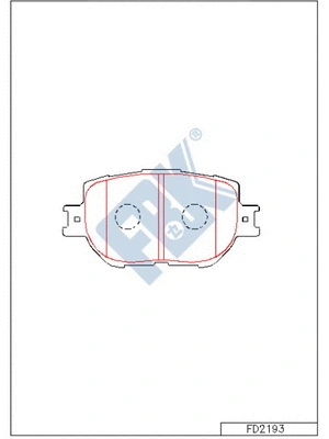 Brake Pad Set, disc brake (FD2193)