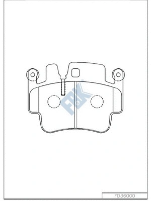 Brake Pad Set, disc brake (FD36000)