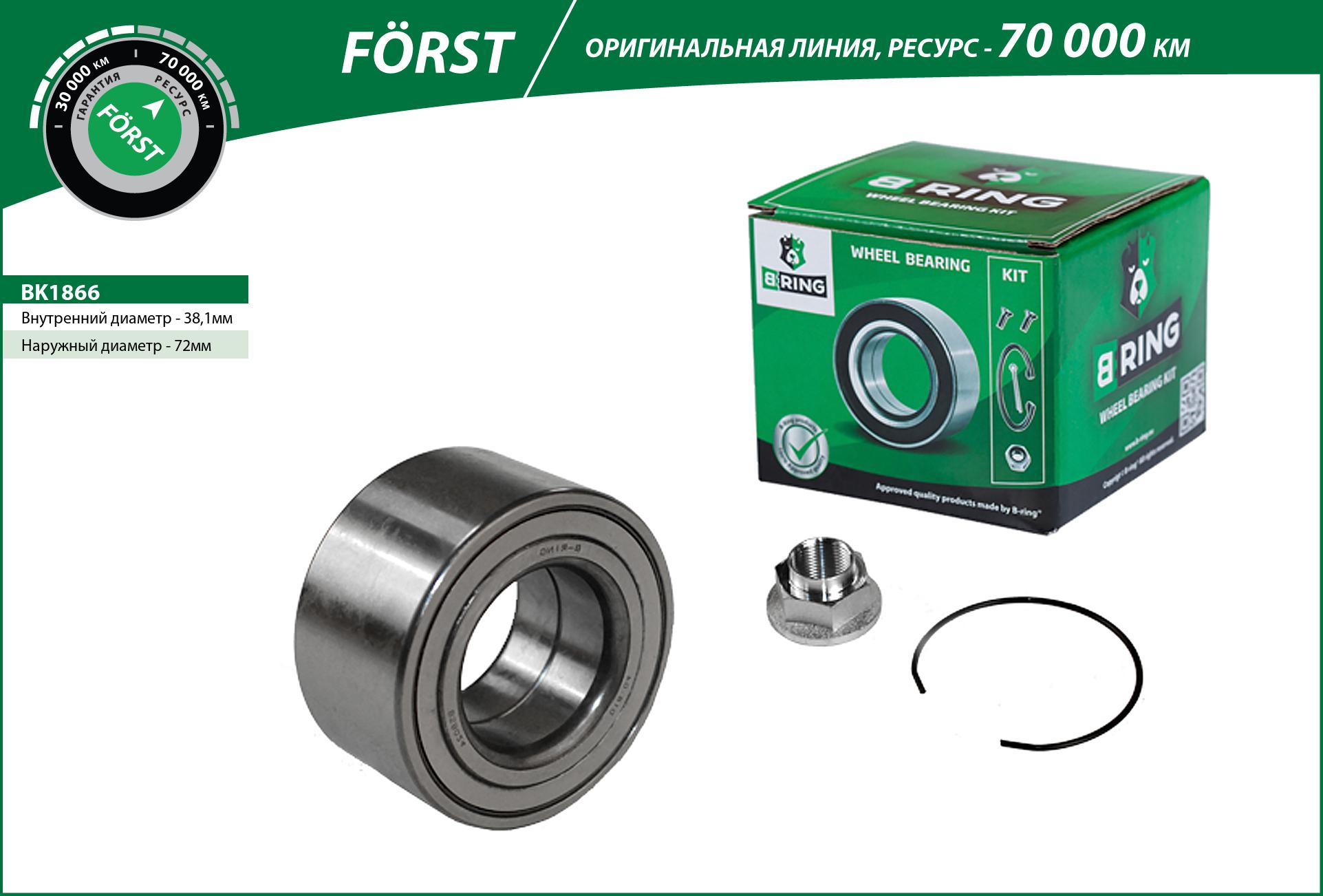 Wheel Bearing Kit (BK1866)